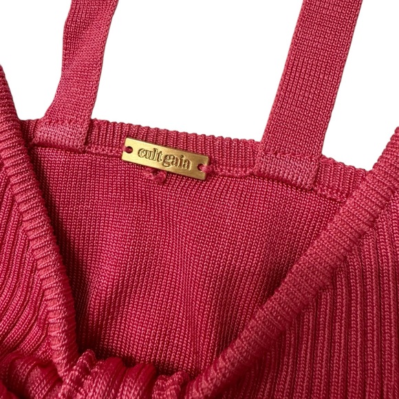 Cult Gaia | Serita Knit Dress in Blossom Pink Small - Picture 9 of 12